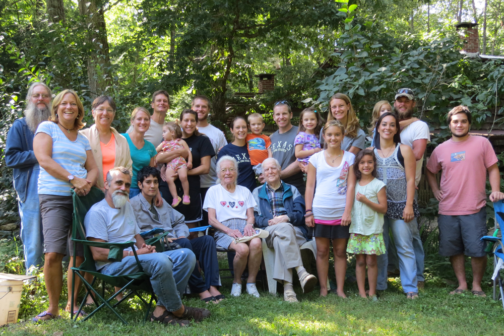 John Drescher with family